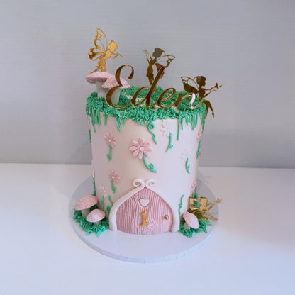 Fairy Charms and Name Topper Set