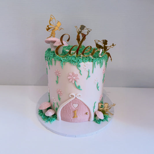 Fairy Charms and Name Topper Set