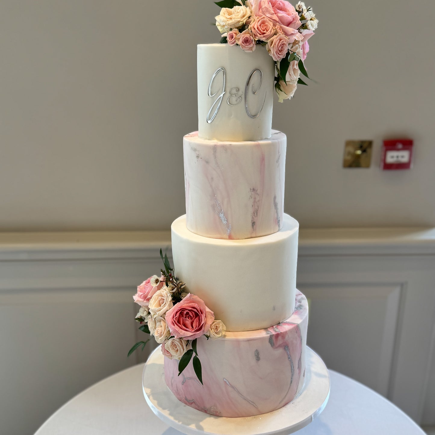 Initials Wedding Cake Charm