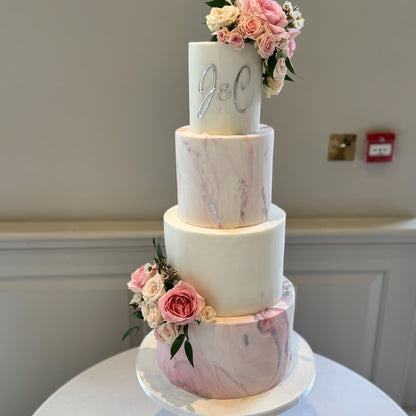 Initials Wedding Cake Charm