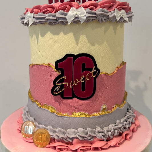 Sweet 16 Layered Charm