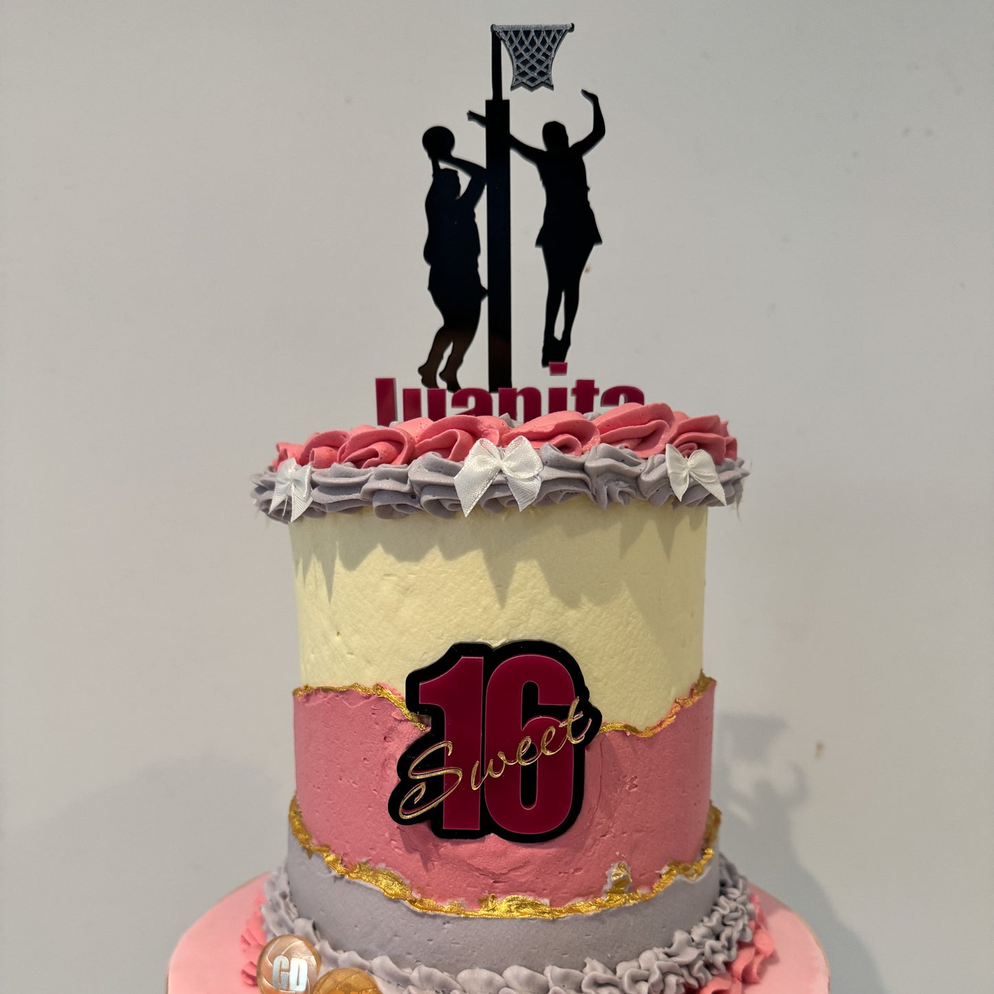 Netball Themed Topper