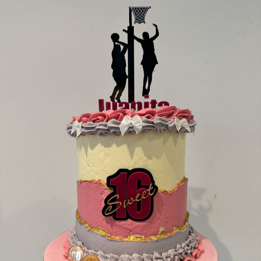 Netball Themed Topper