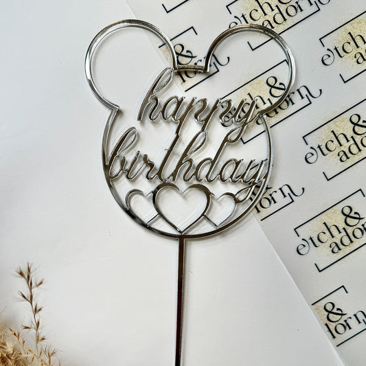 Disney Happy Birthday topper