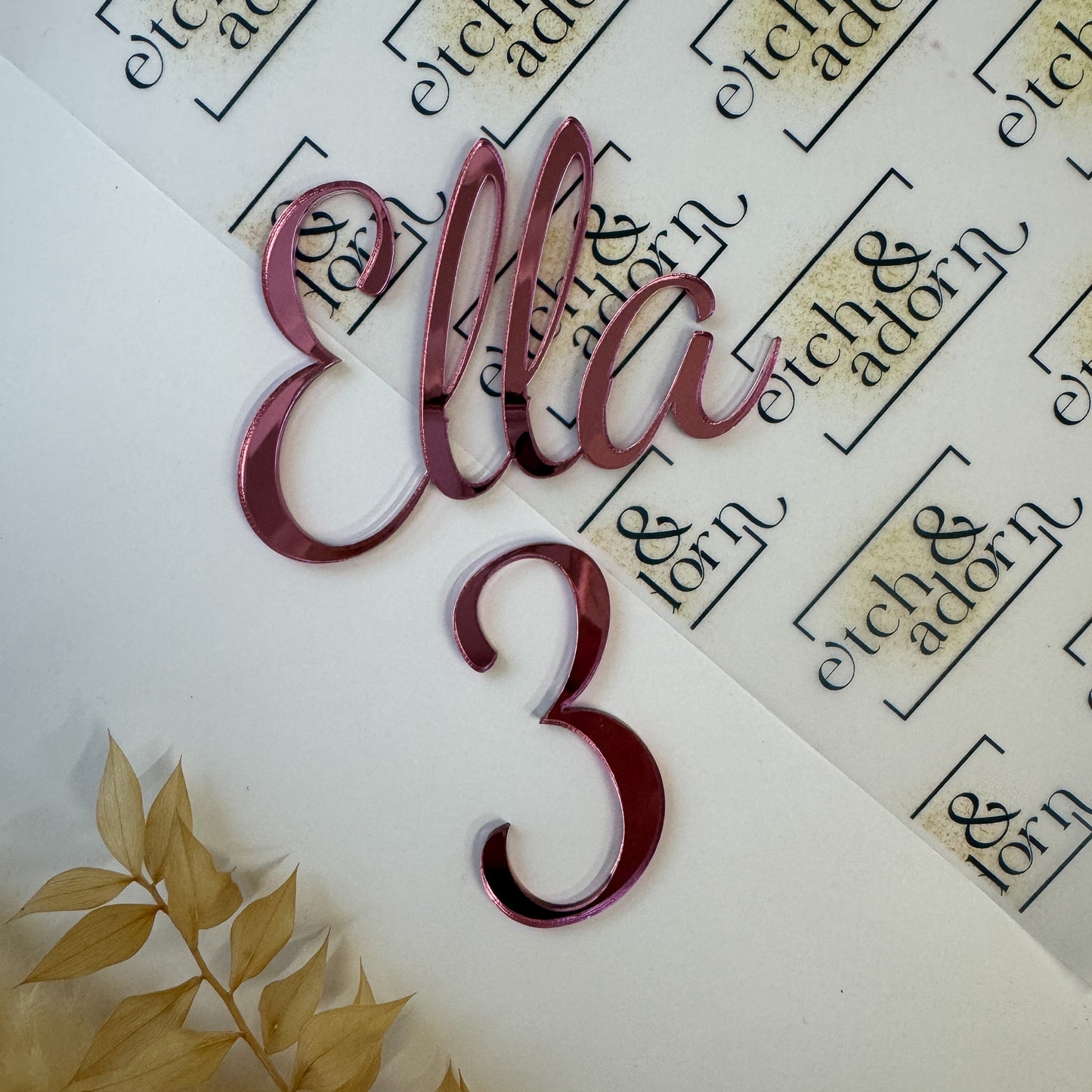 Single Number Charm (0-9)