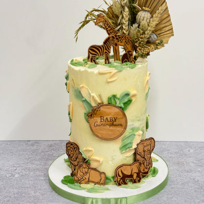 Wooden Safari Charm Set