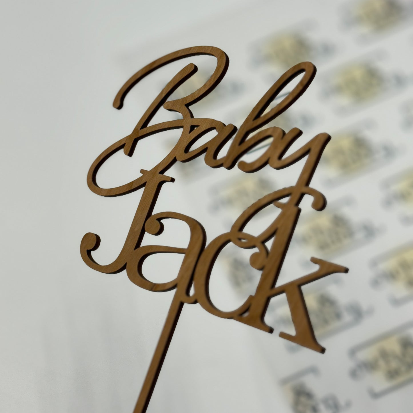 Personalised Baby 'Name' Cake Topper