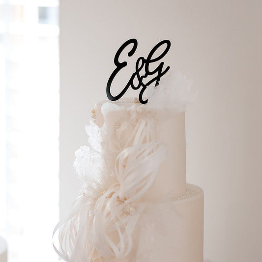 Initials Wedding Cake Topper