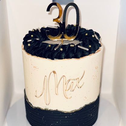 Number Topper and Name Charm Set