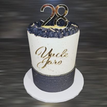 Number Topper and Name Charm Set